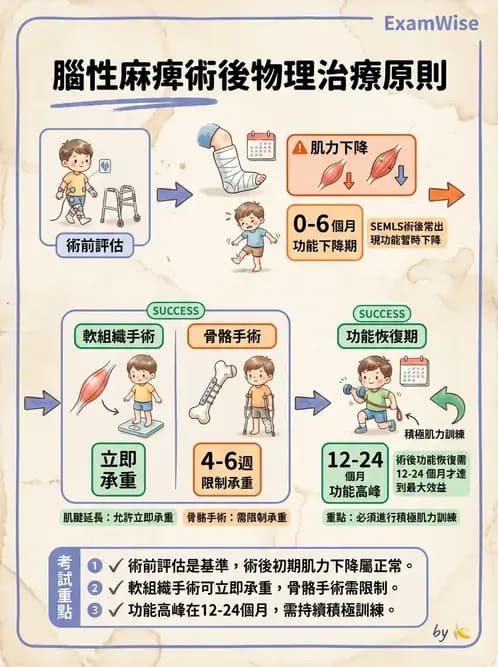 物治 - 腦性麻痺介入、手術與輔具 - AI 圖文解析預覽