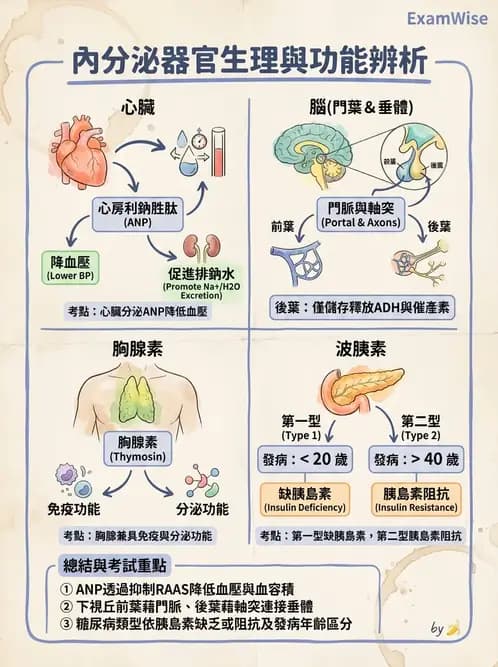 物治 - 內分泌與皮膚解剖 - AI 圖文解析預覽