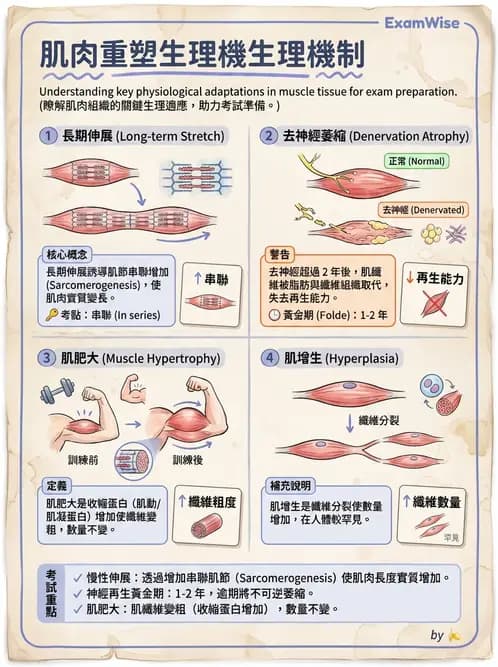 物治 - 肌肉收縮與纖維特性 - AI 圖文解析預覽