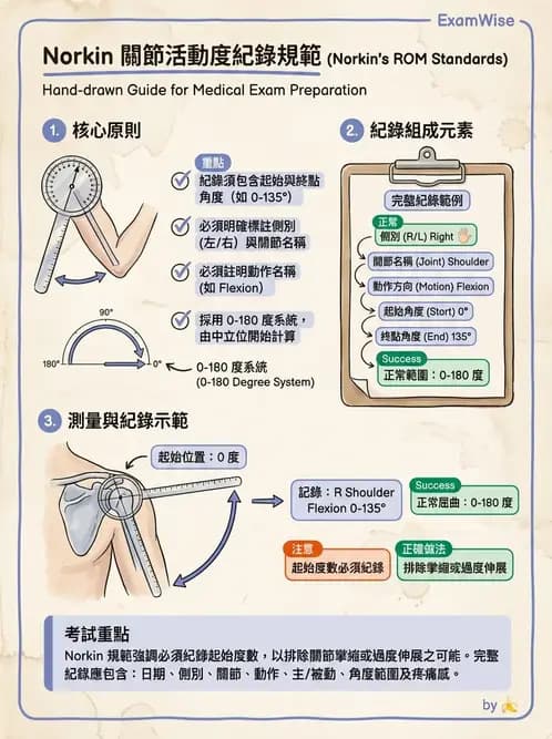 物治 - ROM通則與關節運動 - AI 圖文解析預覽