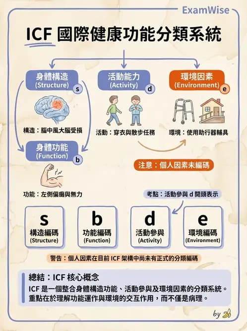 物治 - ICF分類與應用 - AI 圖文解析預覽