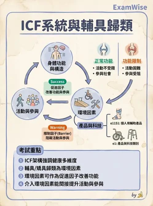 物治 - ICF分類與應用 - AI 圖文解析預覽