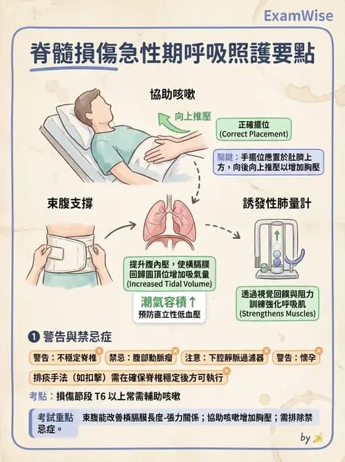 物治 - SCI併發症與呼吸管理 - AI 圖文解析預覽