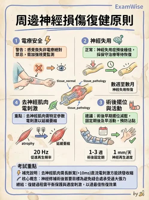 物治 - 周邊神經損傷與復健 - AI 圖文解析預覽