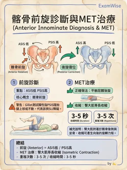 物治 - 薦髂關節評估與治療 - AI 圖文解析預覽