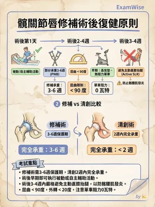 物治 - 髖關節病變與手術復健 - AI 圖文解析預覽