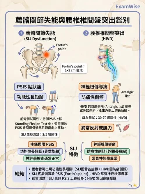 物治 - 薦髂關節評估與治療 - AI 圖文解析預覽
