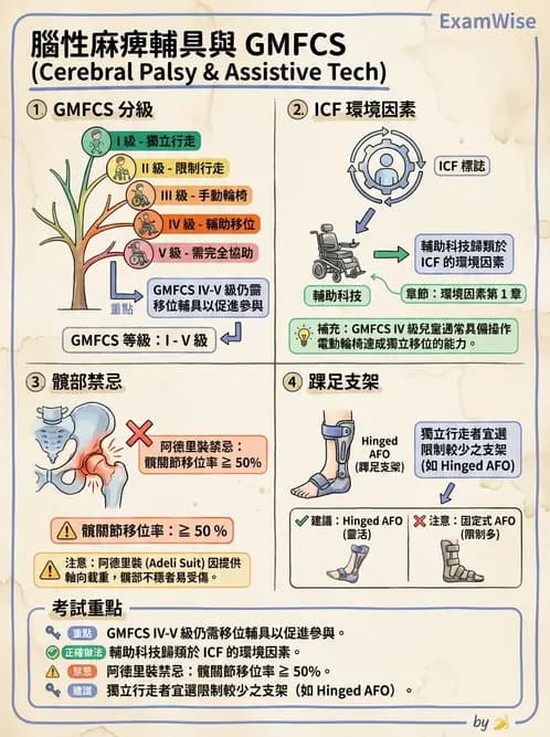 物治 - 腦性麻痺介入、手術與輔具 - AI 圖文解析預覽