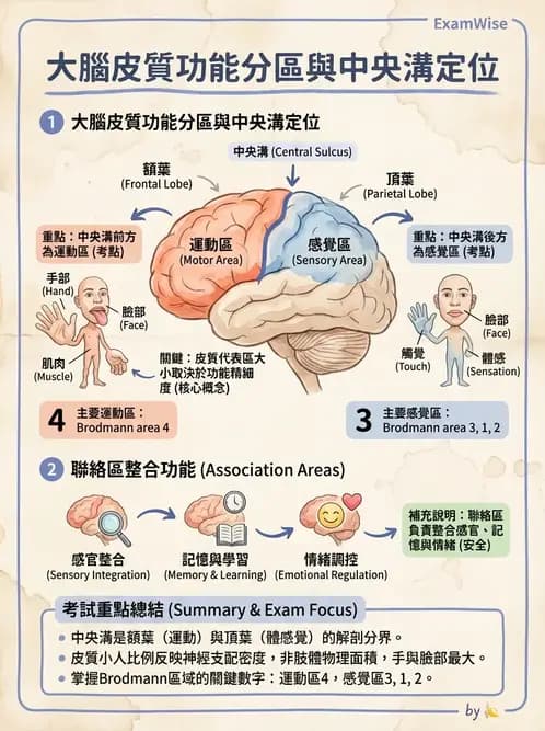 物治 - 中樞神經系統解剖 - AI 圖文解析預覽