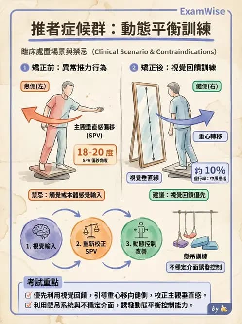 物治 - 腦中風姿勢控制平衡與轉位 - AI 圖文解析預覽