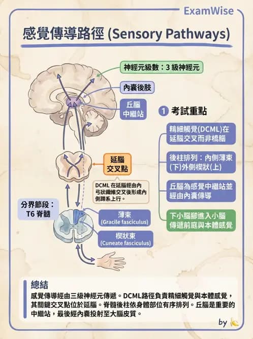 物治 - 中樞神經系統解剖 - AI 圖文解析預覽