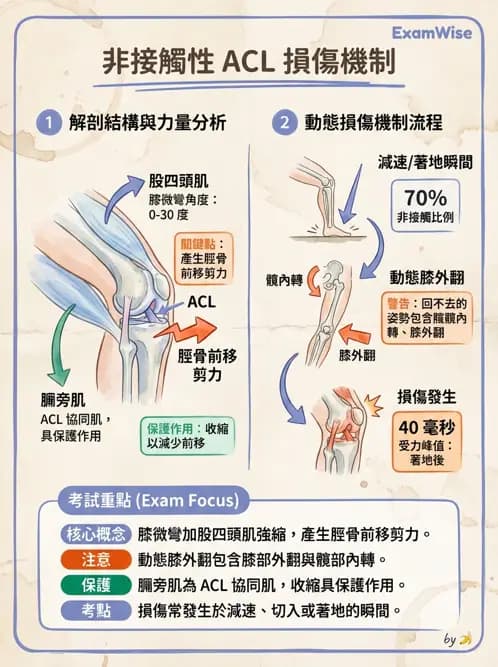 物治 - 膝關節肌動學與生物力學 - AI 圖文解析預覽