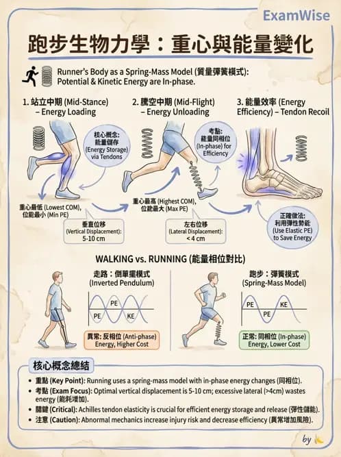 物治 - 步態週期與生物力學 - AI 圖文解析預覽