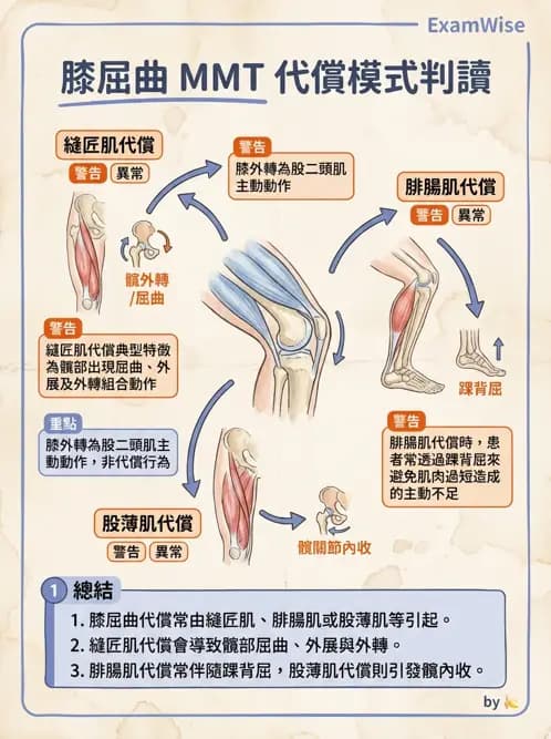 物治 - 下肢徒手肌力測試 - AI 圖文解析預覽