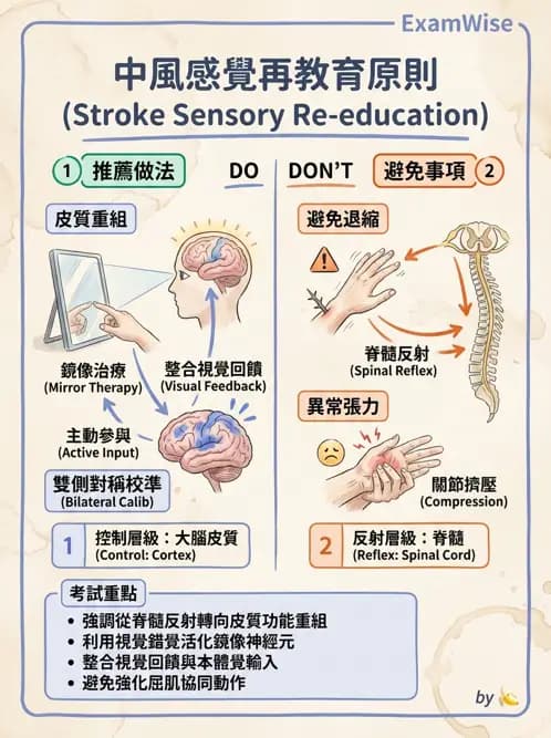 物治 - 腦中風感覺知覺與認知 - AI 圖文解析預覽