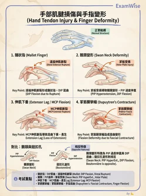 物治 - 手部肌腱損傷與變形 - AI 圖文解析預覽