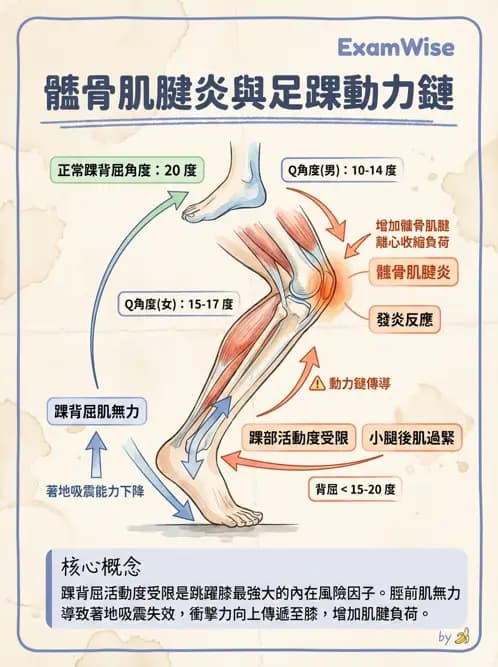 物治 - 髕股關節疼痛與伸展機制 - AI 圖文解析預覽