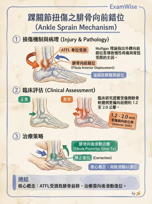 物治 - 踝關節損傷與復健 - AI 圖文解析預覽