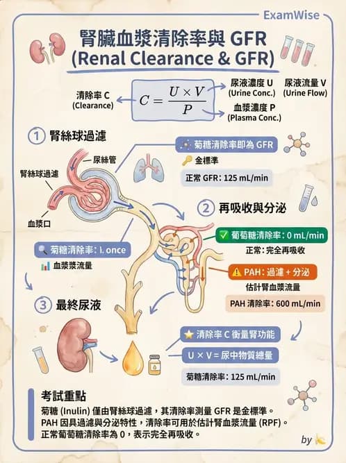 物治 - 消化泌尿系統生理 - AI 圖文解析預覽