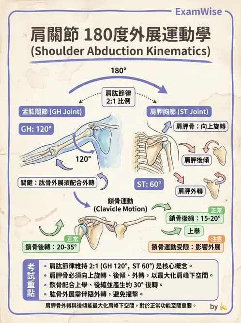 物治 - 肩關節複合體生物力學 - AI 圖文解析預覽
