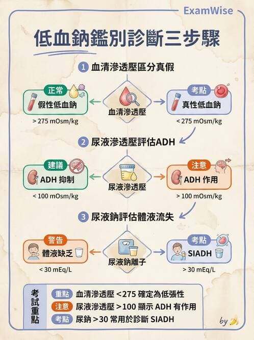 專師 - 鈉離子異常與SIADH - AI 圖文解析預覽