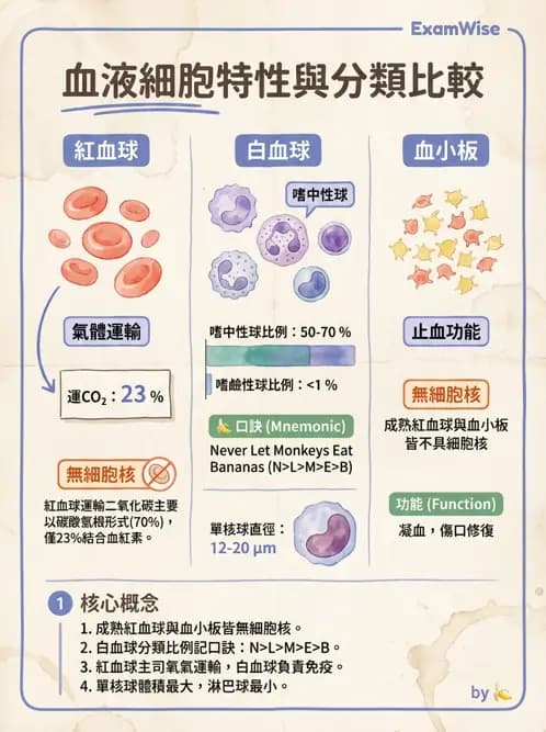 物治 - 心臟血管與血液解剖 - AI 圖文解析預覽