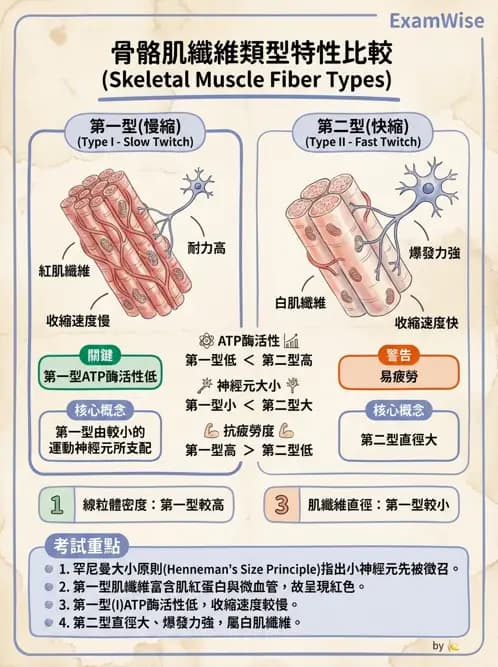 物治 - 肌肉收縮與纖維特性 - AI 圖文解析預覽