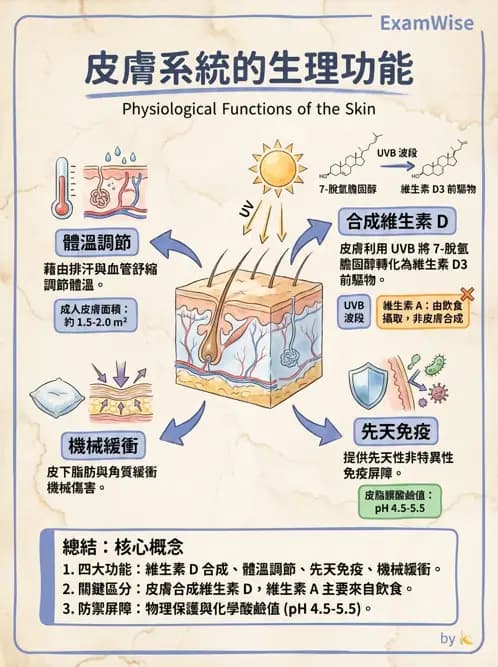 物治 - 免疫生殖與皮膚生理 - AI 圖文解析預覽