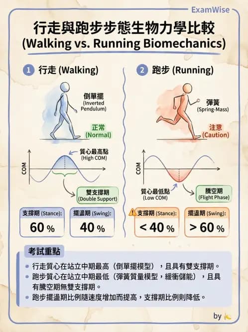 物治 - 步態週期與生物力學 - AI 圖文解析預覽