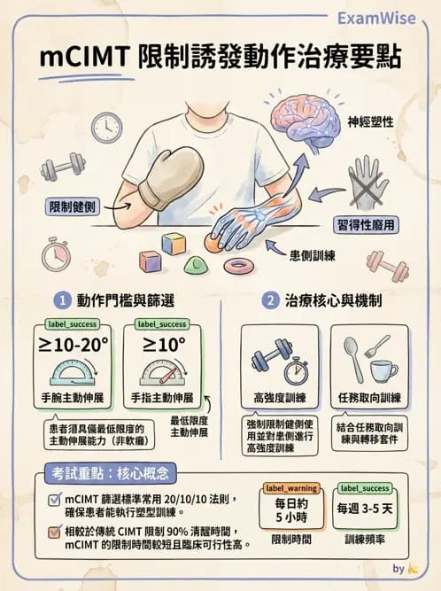 物治 - 腦中風上肢肩部與體適能 - AI 圖文解析預覽