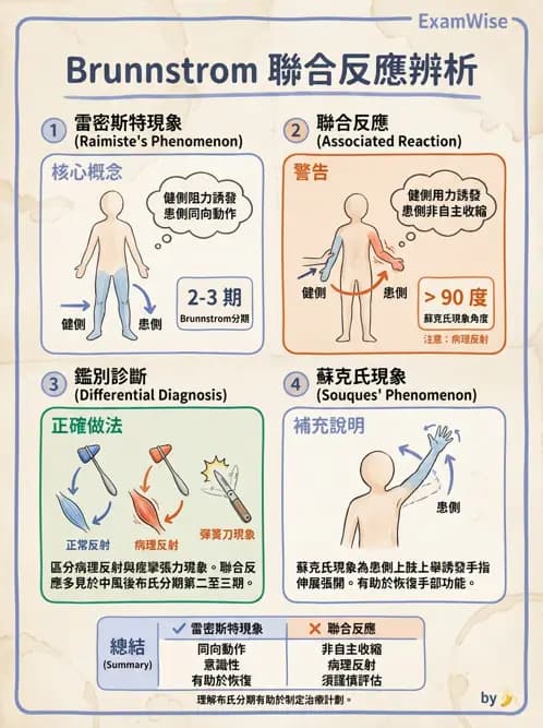物治 - 腦中風動作評估與分期 - AI 圖文解析預覽