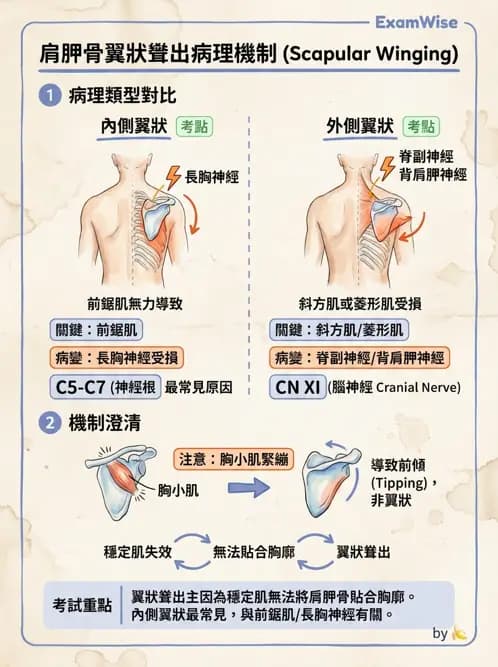 物治 - 肩胛生物力學與神經損傷 - AI 圖文解析預覽