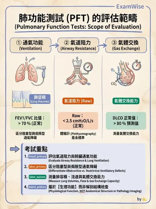 物治 - 肺功能測試與血氣體分析 - AI 圖文解析預覽