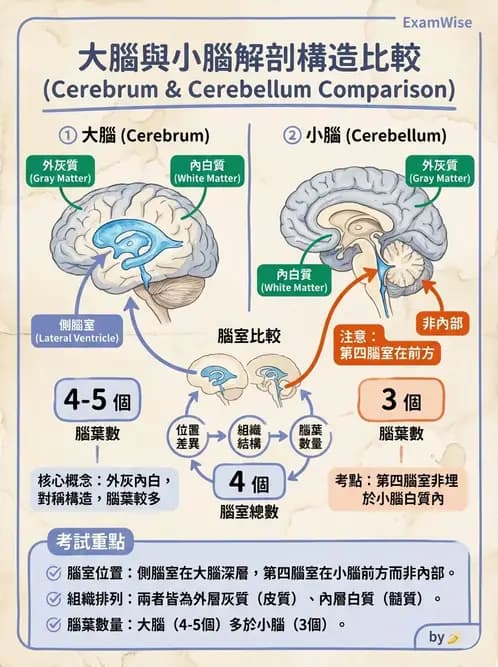 物治 - 中樞神經系統解剖 - AI 圖文解析預覽