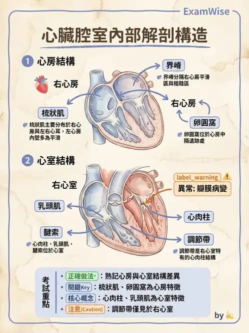 物治 - 心臟血管與血液解剖 - AI 圖文解析預覽