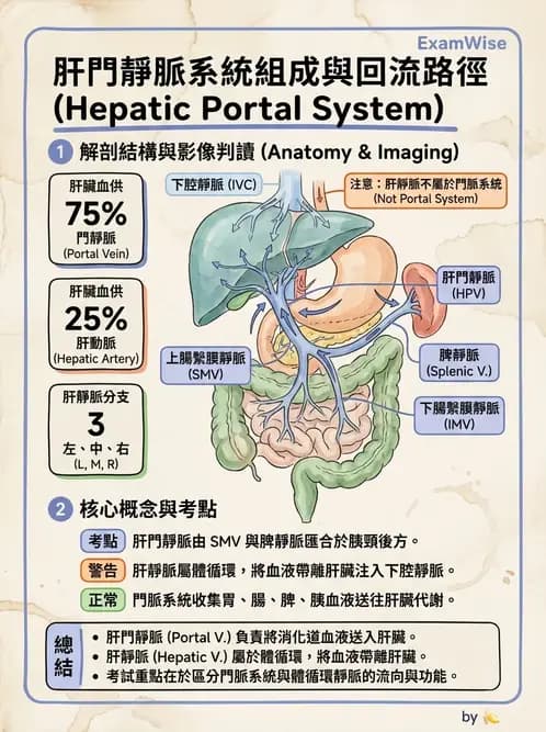 物治 - 心臟血管與血液解剖 - AI 圖文解析預覽