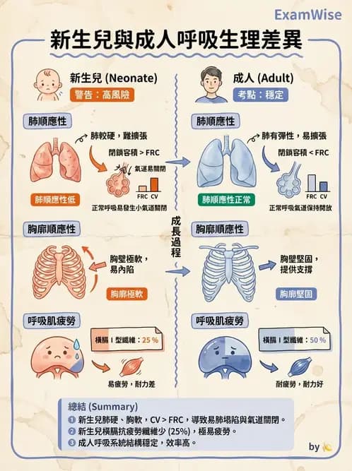 物治 - 呼吸生理 - AI 圖文解析預覽