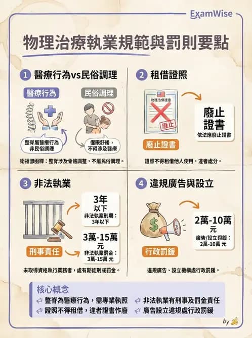 物治 - 物理治療師法核心 - AI 圖文解析預覽