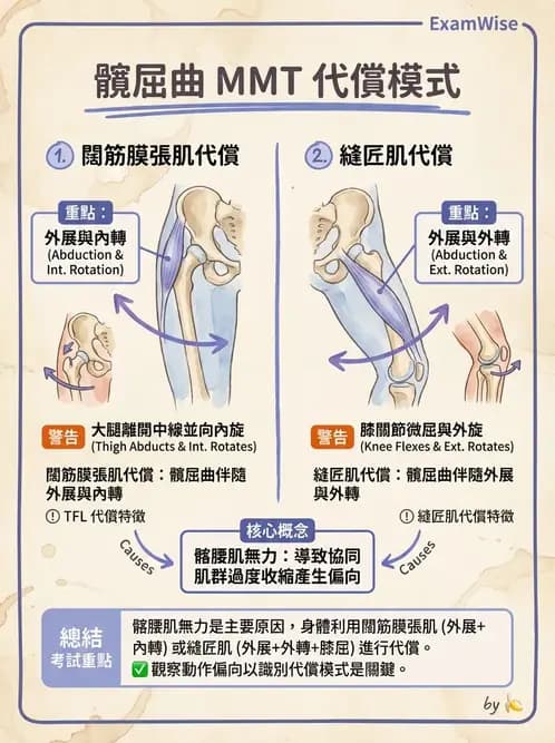 物治 - 下肢徒手肌力測試 - AI 圖文解析預覽