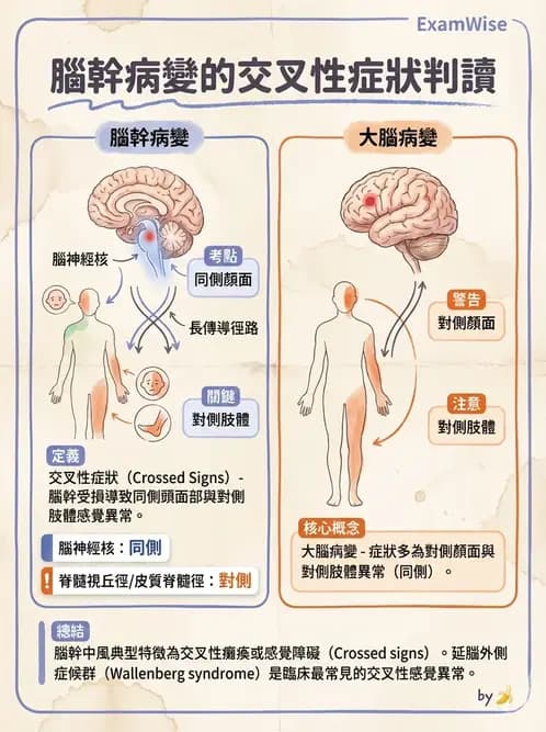 物治 - 腦中風病理與血管解剖 - AI 圖文解析預覽