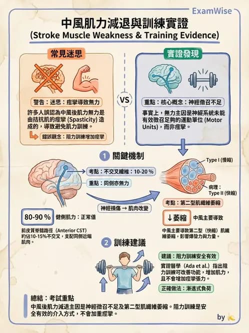 物治 - 腦中風上肢肩部與體適能 - AI 圖文解析預覽