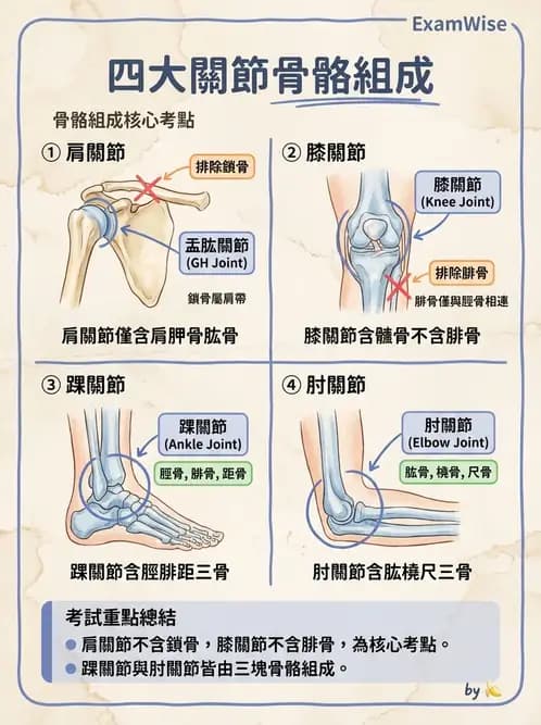 物治 - 骨骼與關節解剖 - AI 圖文解析預覽