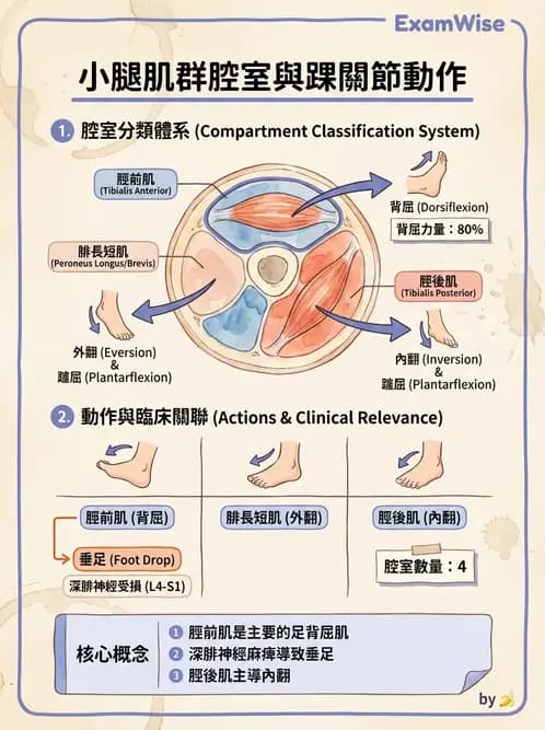 物治 - 軀幹與下肢肌肉解剖 - AI 圖文解析預覽