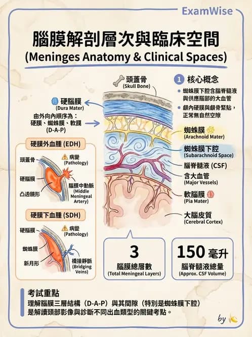 物治 - 中樞神經系統解剖 - AI 圖文解析預覽