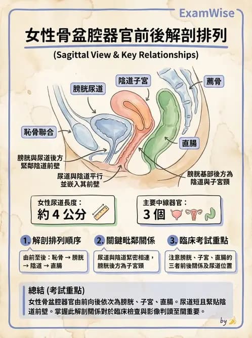 物治 - 消化泌尿生殖系統解剖 - AI 圖文解析預覽