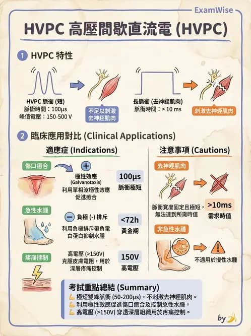 物治 - 高壓間歇直流電 - AI 圖文解析預覽