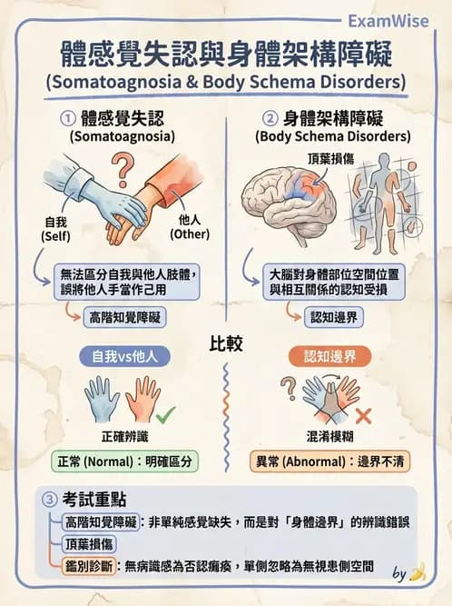 物治 - 腦中風感覺知覺與認知 - AI 圖文解析預覽