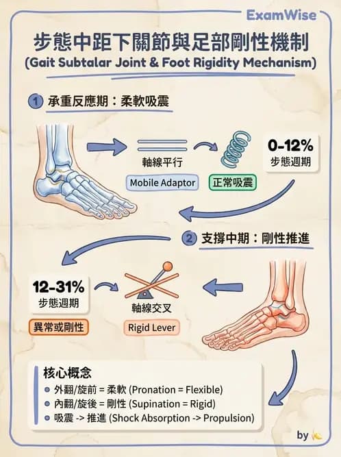物治 - 步態週期與生物力學 - AI 圖文解析預覽