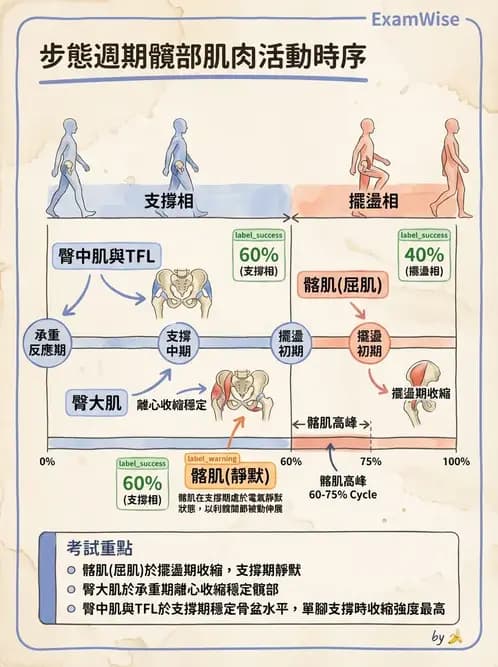 物治 - 步態週期與生物力學 - AI 圖文解析預覽