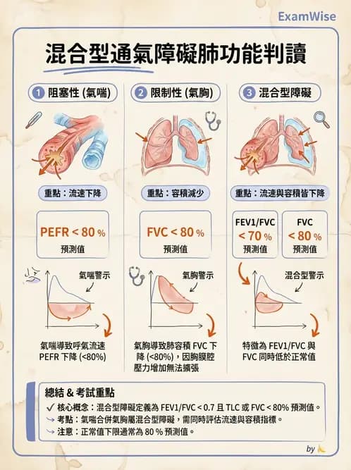 醫檢師 - 肺功能判讀與氣體交換 - AI 圖文解析預覽